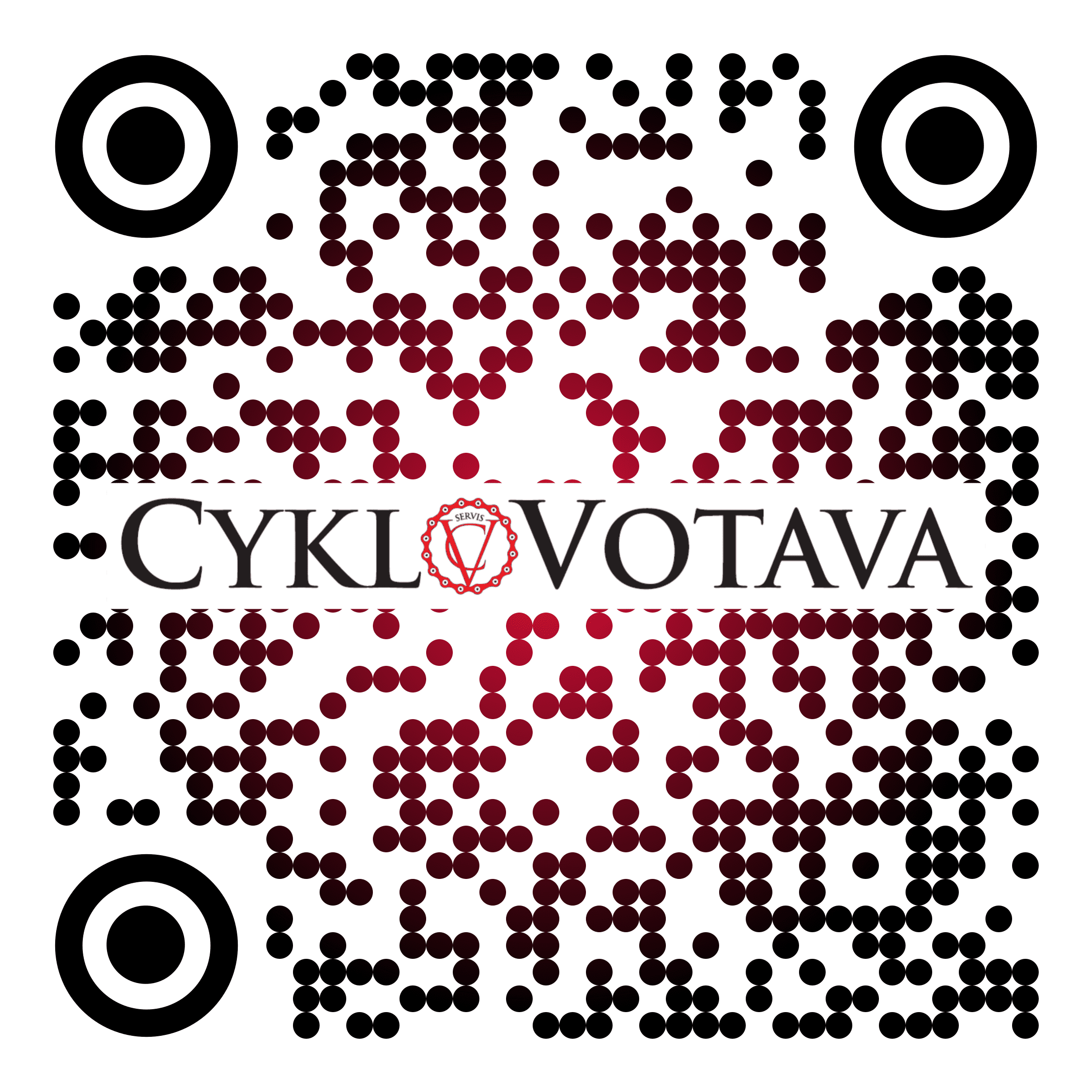 QR kód pro recenzi CykloVotava